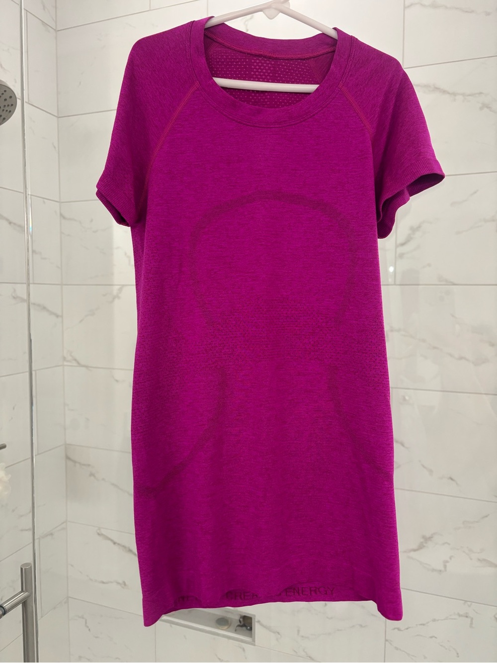 2 Lululemon Swiftly tech shirts.